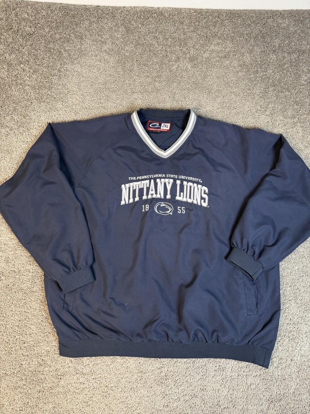 Penn State Nittany Lions Jacket Mens 2XL Blue Cadre NCAA Football Team Apparel